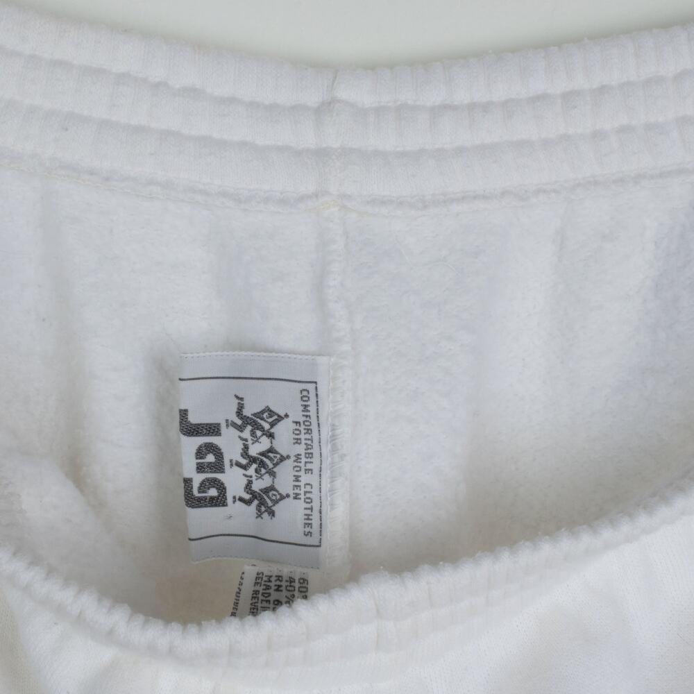 Vintage 80s White Sweatsuit Set Size S Jag Club - Picture 7 of 8